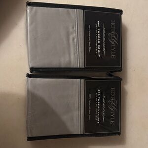 Dark Gray pillow case Set